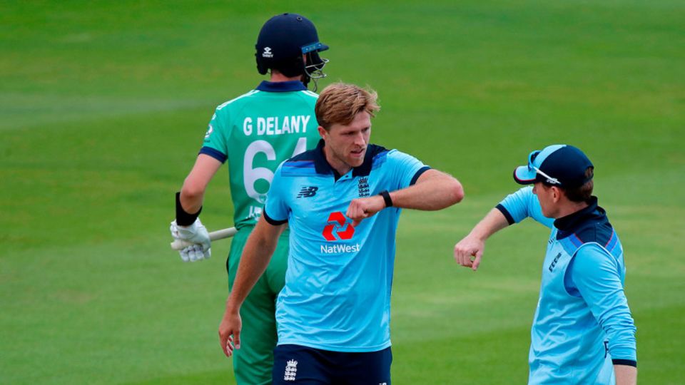 David Willey was England's player of the series against Ireland
