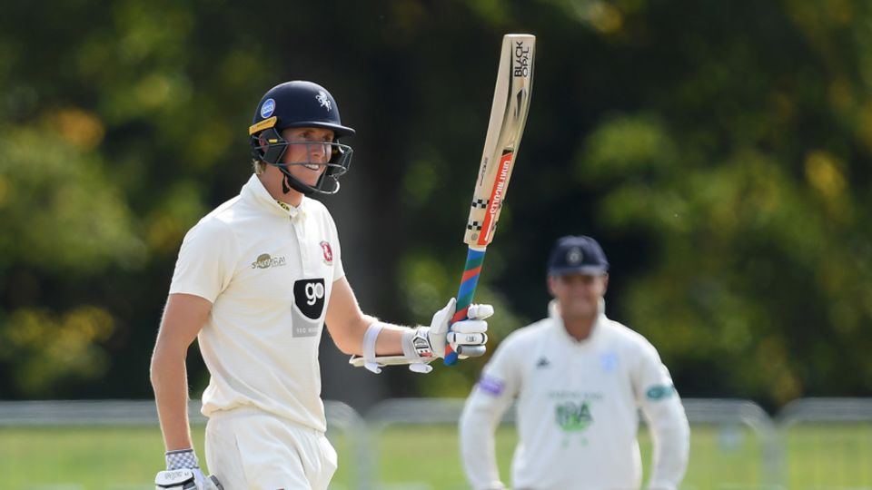 Zak Crawley celebrates reaching fifty