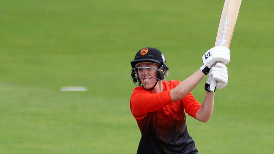Georgia Adams continued her relentless run-scoring with another half-century