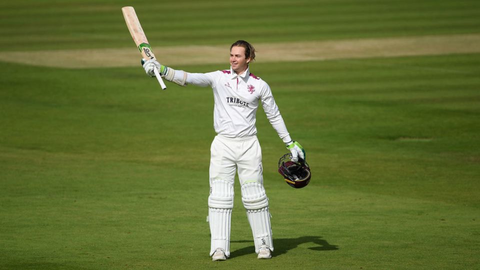 Eddie Byrom made his third first-class hundred, and his first against another county