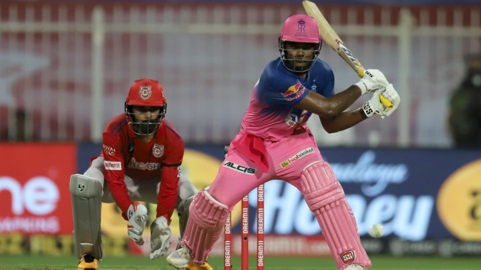 Sanju Samson rolls out a reverse sweep