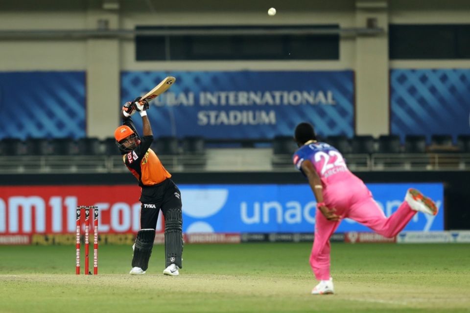 Jofra Archer was dispatched for three successive fours by Shankar in the course of his run-a-ball 52 against the Rajasthan Royals last year