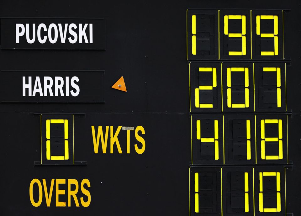 This season, Will Pucovski has already been part of a Sheffield Shield record stand of 486 with Marcus Harris