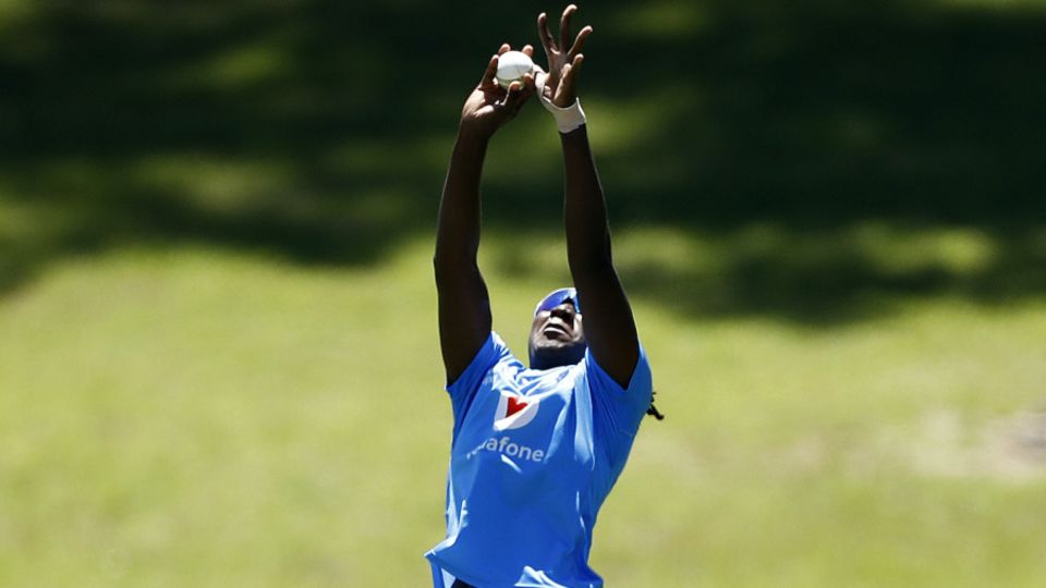 Stafanie Taylor takes a catch at full stretch