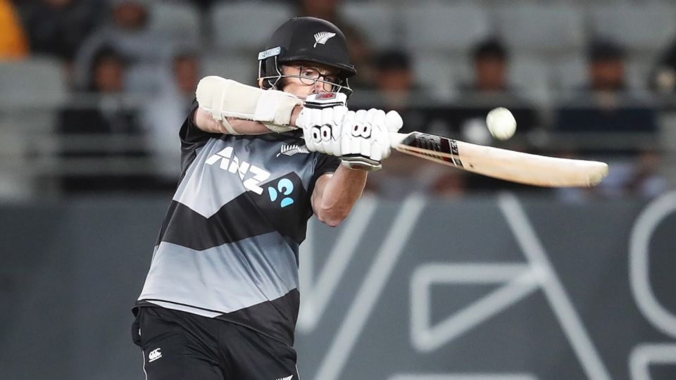 Mitchell Santner, New Zealand's stand-in captain, hit a half-century off 29 balls