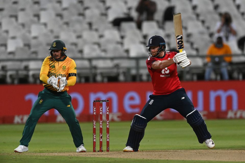 Bairstow mows one away