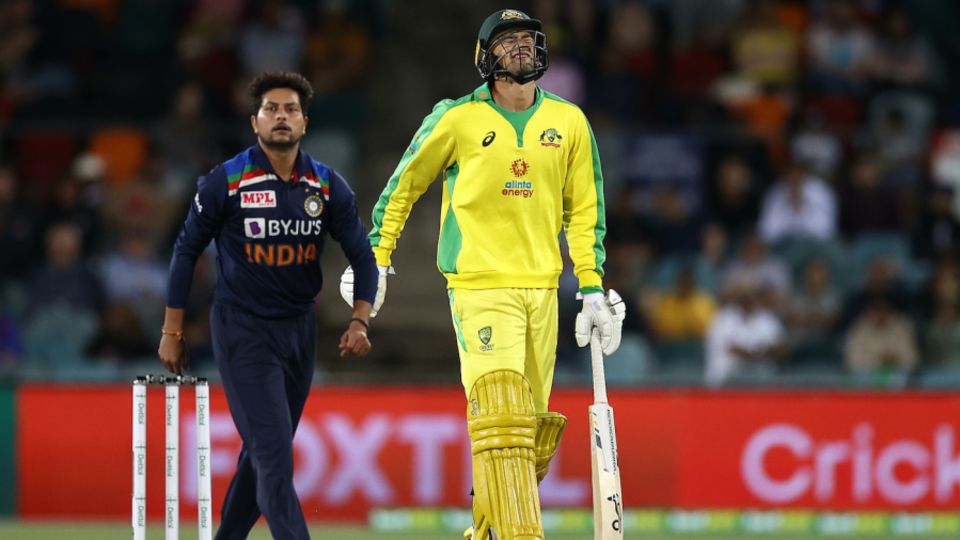 Ashton Agar injured his calf while batting