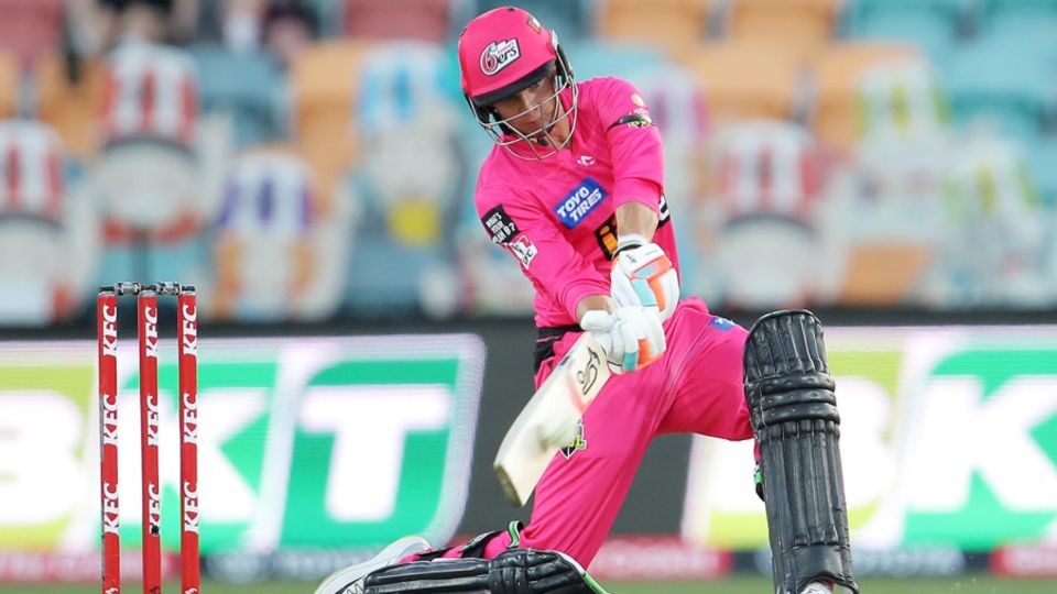 Josh Philippe struggled for timing early in his innings but that soon changed