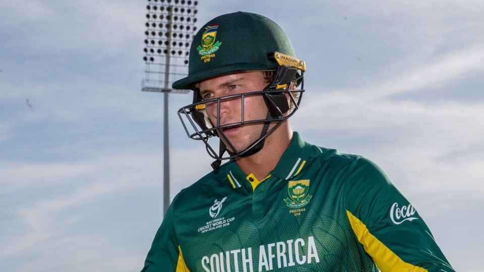 Raynard van Tonder led South Africa at the 2018 Under-19 World Cup