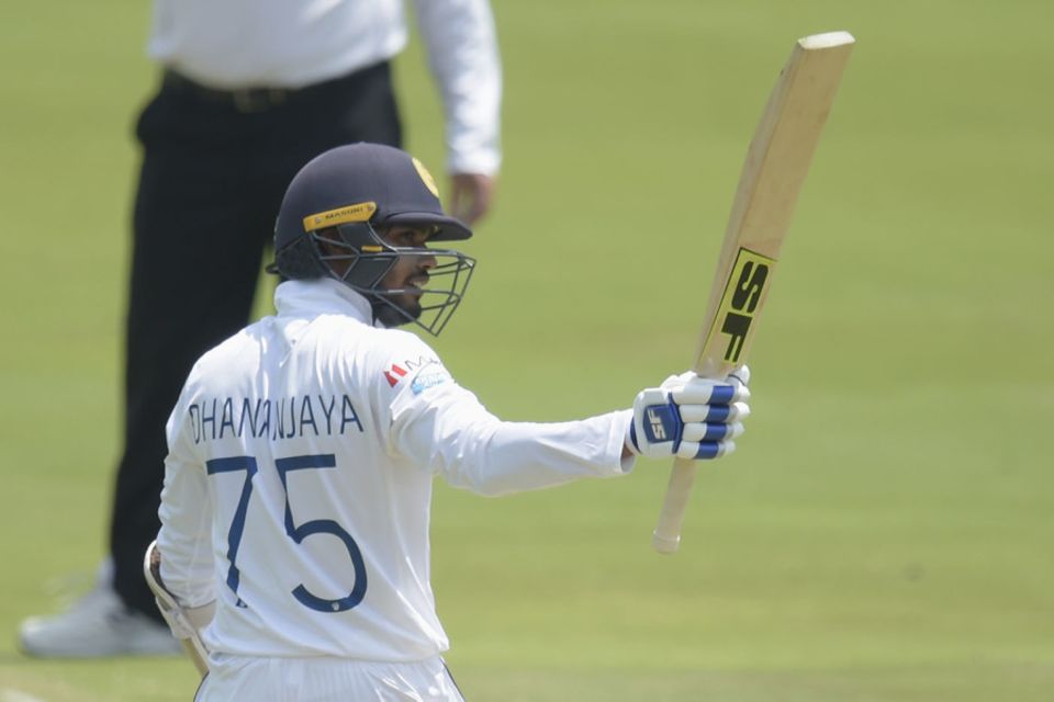 Dhananjaya de Silva acknowledges his half-century