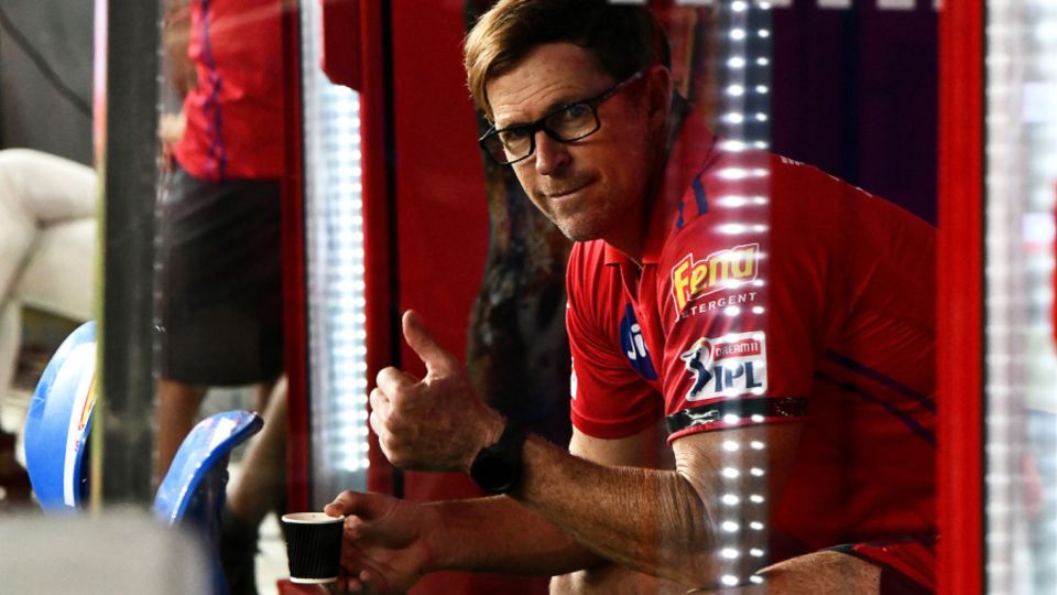 Jonty Rhodes gives the camera a thumbs up