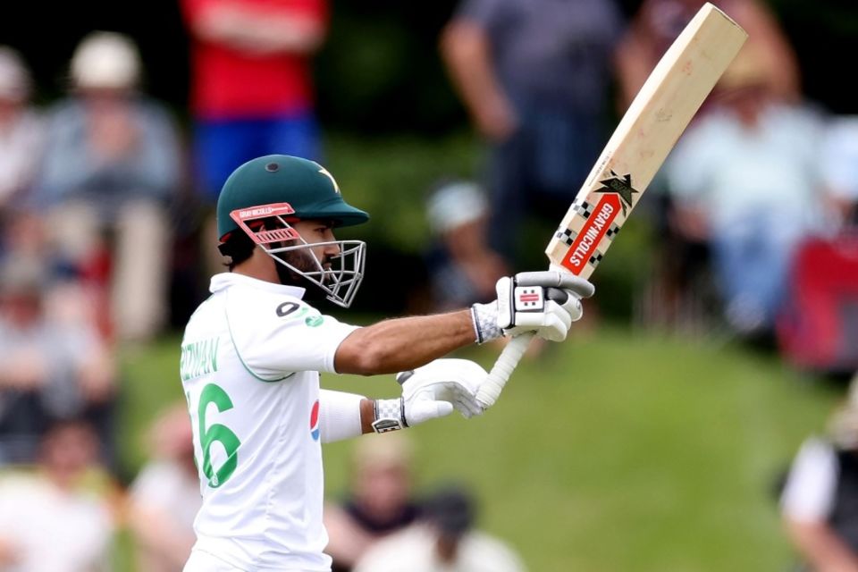 Mohammad Rizwan has now made five successive half-centuries in Test cricket