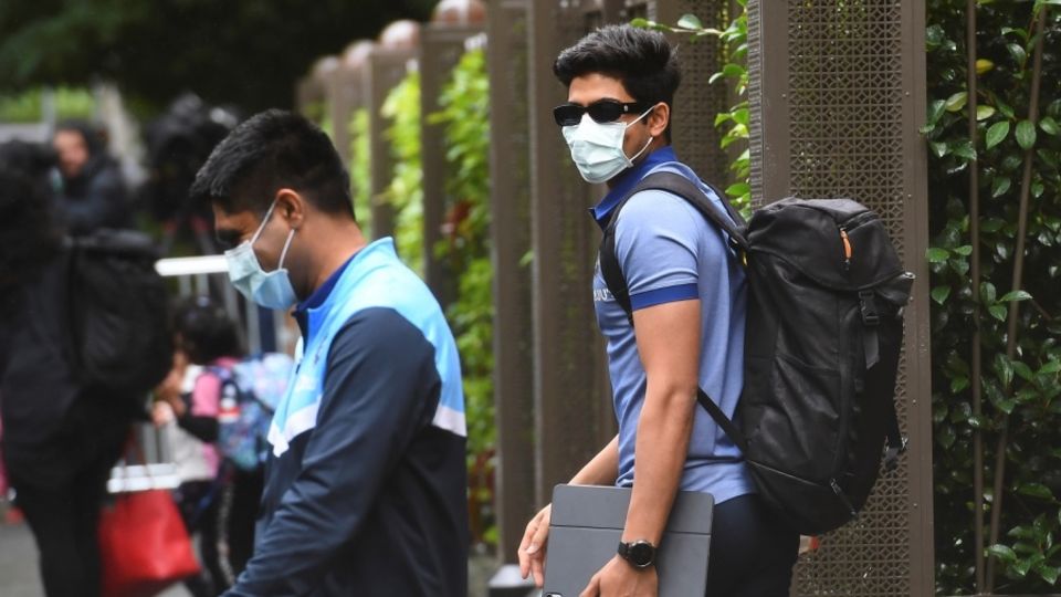 The Indian contingent left Melbourne for Sydney on Monday