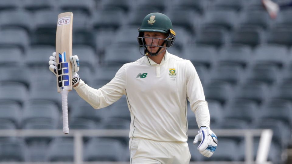 Rassie van der Dussen made another half-century but is still looking to cement his spot