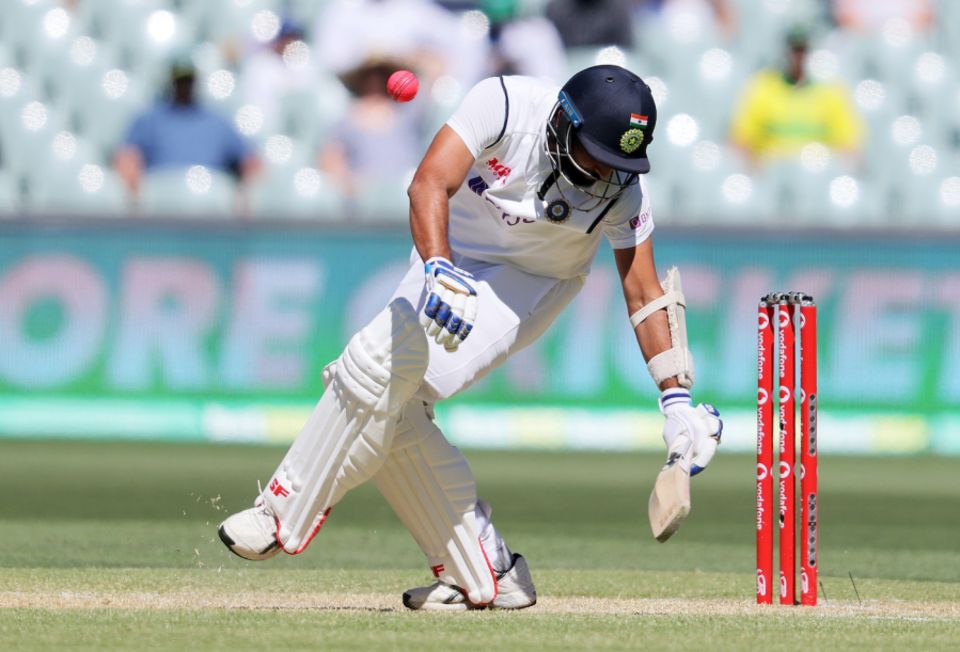 In Adelaide, Mohammed Shami wore a short ball that resulted in a broken arm and the end of his Test tour