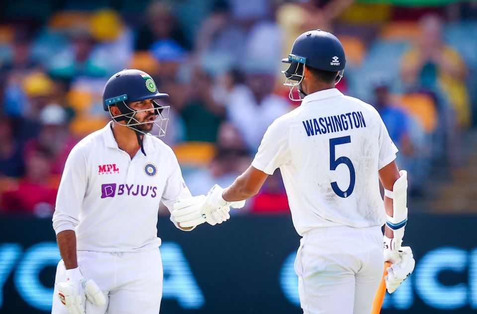 That '60s show: Thakur and Washington boosted India out of a hole with their century partnership, making 67 and 62 respectively in India's first innings