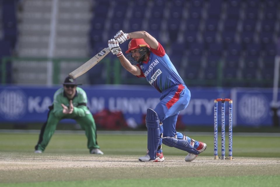 Rahmat Shah played some pristine drives on his way to an unbeaten 103