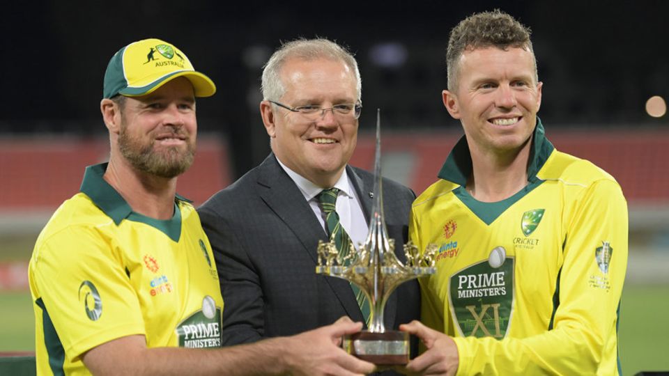 The PM's XI fixture was last held in 2019