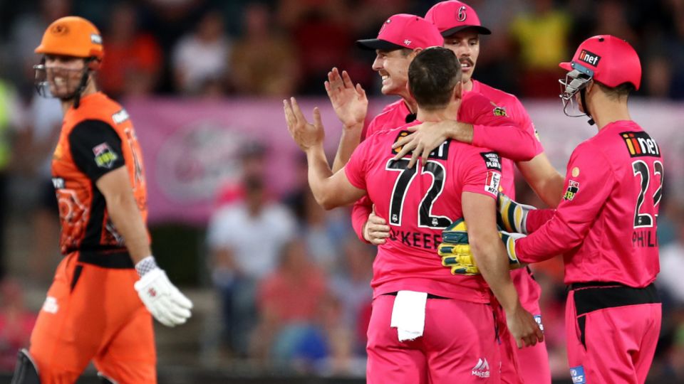 Mitchell Marsh was fined for dissent following his dismissal