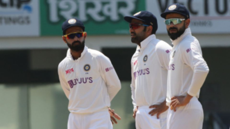 Ajinkya Rahane, Rohit Sharma and Virat Kohli had their work cut out in the fourth innings