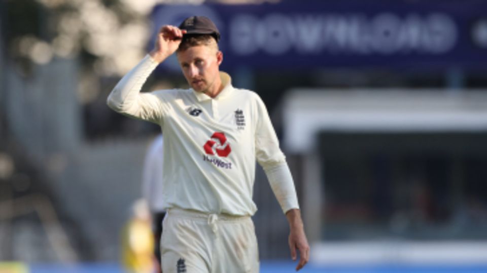 Joe Root walks off after a long day at the office