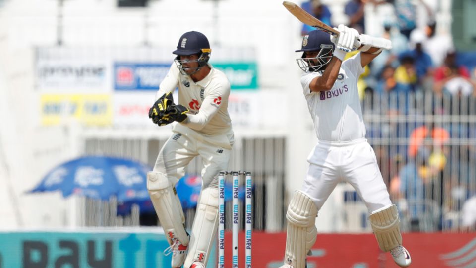 Ajinkya Rahane aims for the point boundary
