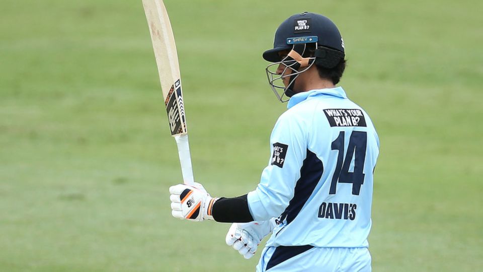 Ollie Davies tucked in the West Indies attack (file photo)
