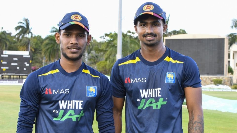 Pathum Nissanka and Ashen Bandara made their T20I debut in the same match