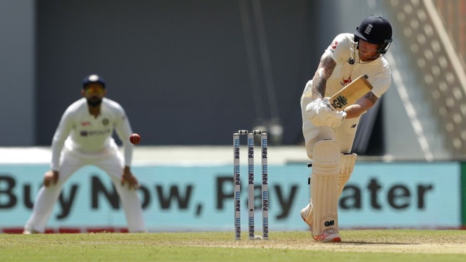 Ben Stokes top-scored for England, despite feeling unwell