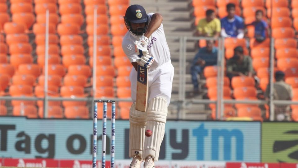 Rohit Sharma defends watchfully