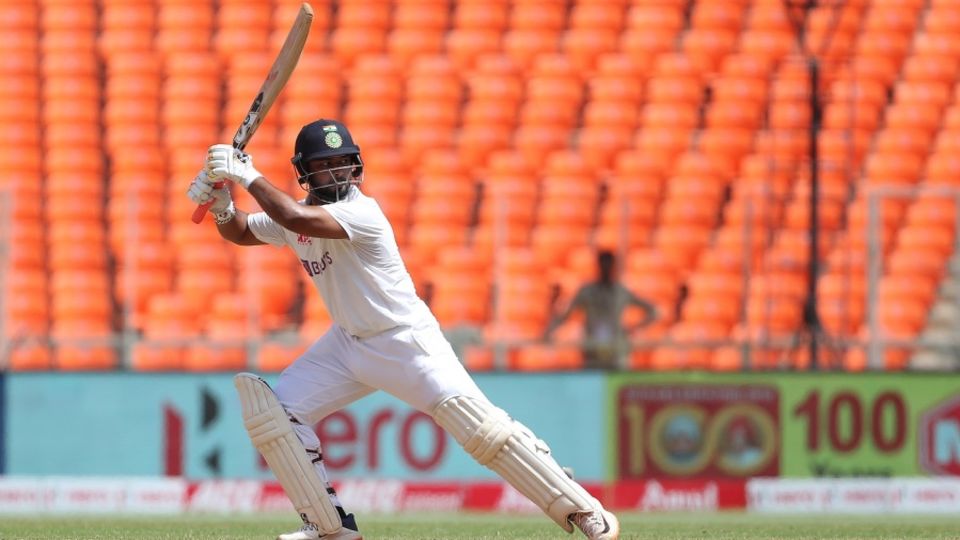 Rishabh Pant cuts behind point