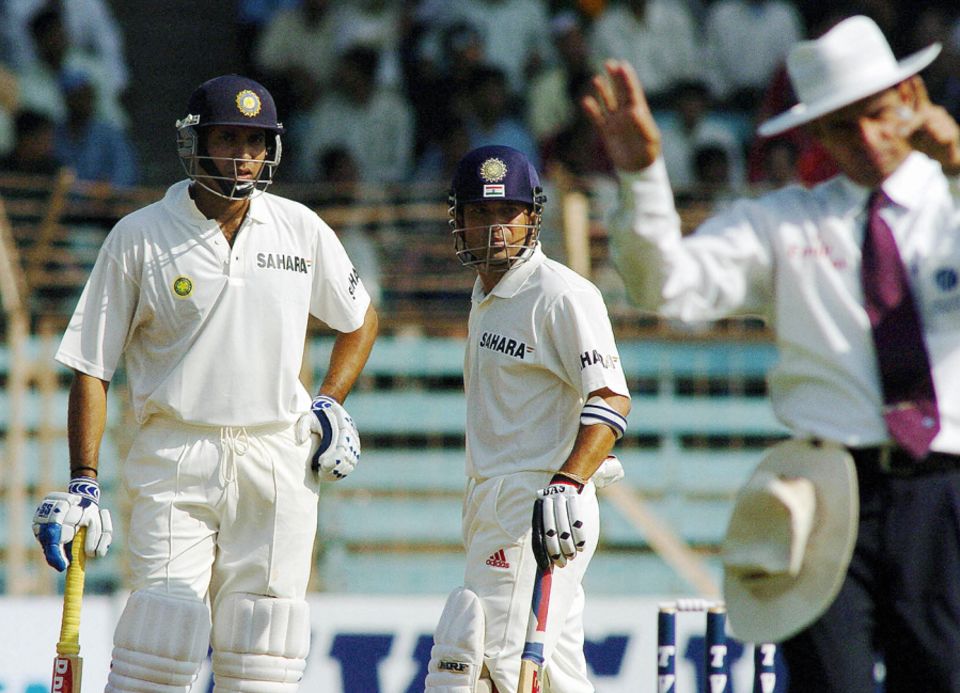 VVS Laxman and Sachin Tendulkar's 91-run stand on a deteriorating Mumbai pitch helped India win the in 2004-05 Test against Australia by 13 runs