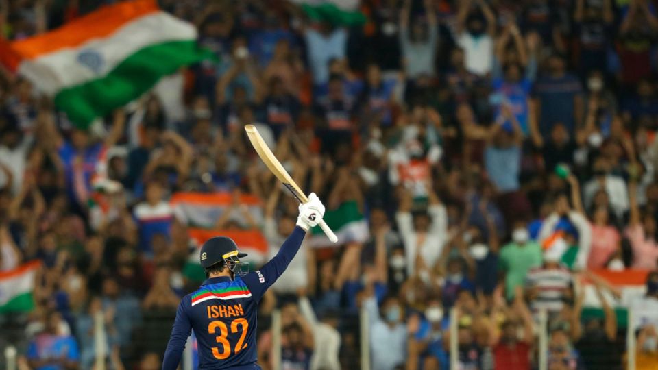 Ishan Kishan scored a half-century on T20I debut