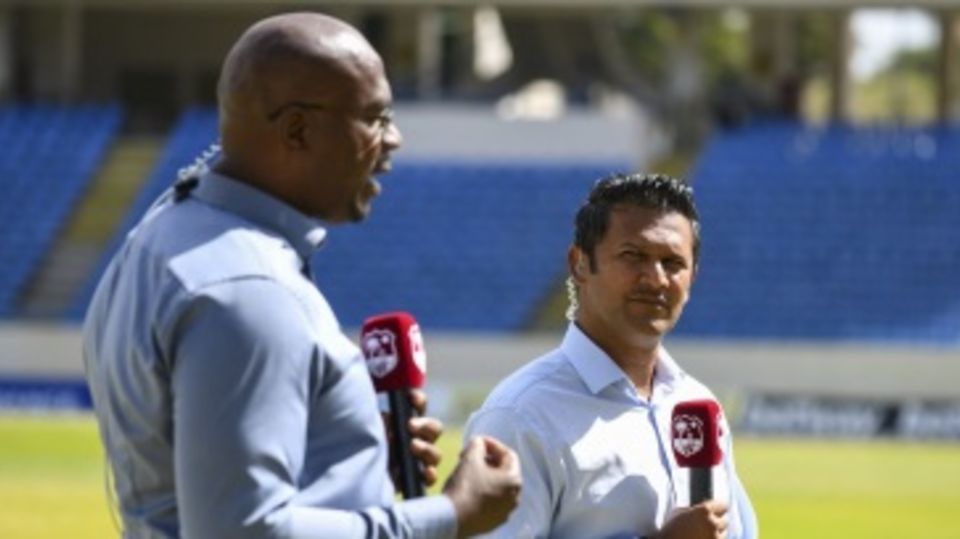 Daren Ganga and Ian Bishop are part of the broadcast team