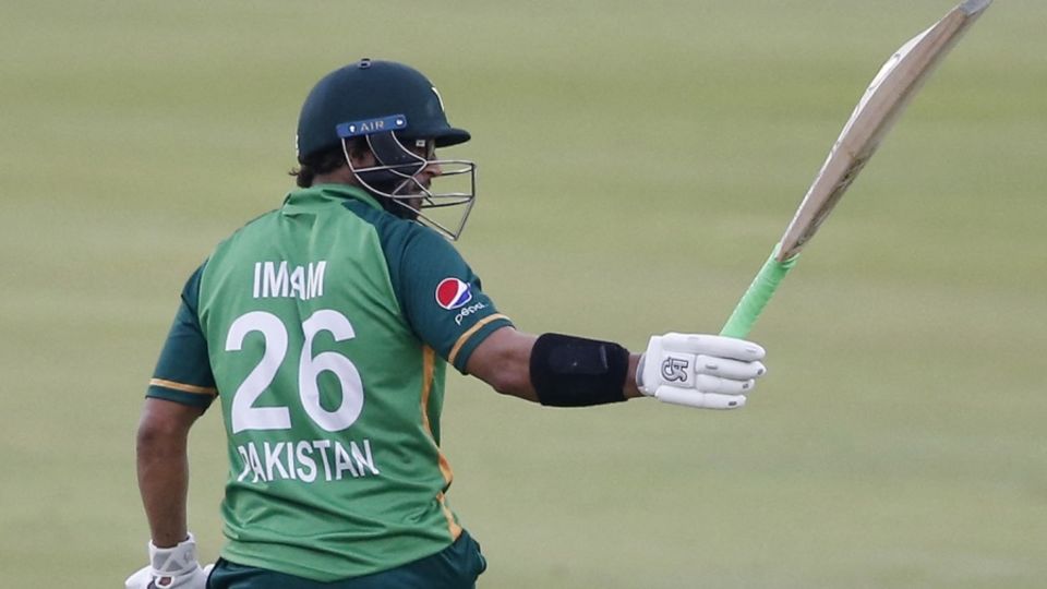 Imam-ul-Haq was one of two set batsmen to fall quickly as Pakistan stuttered