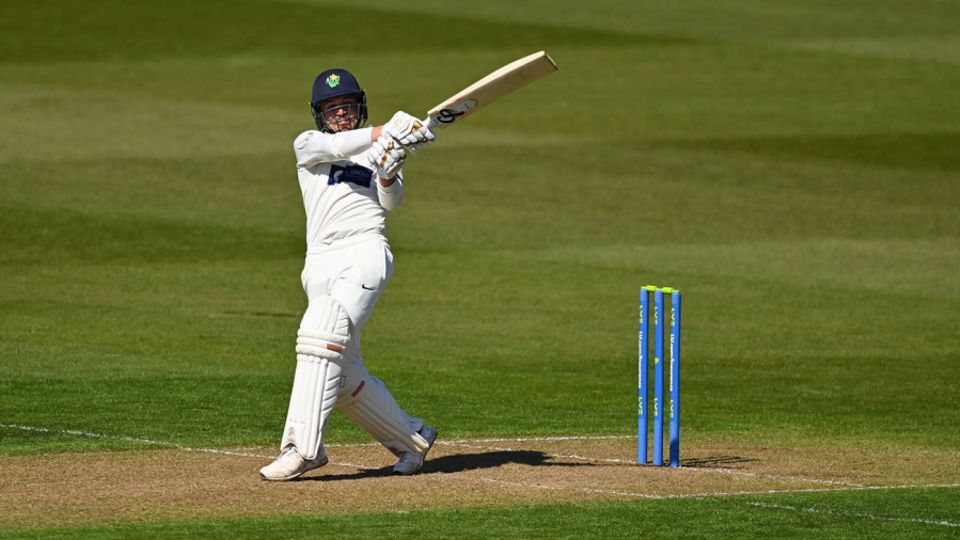 Kiran Carlson pulls on his way to a century