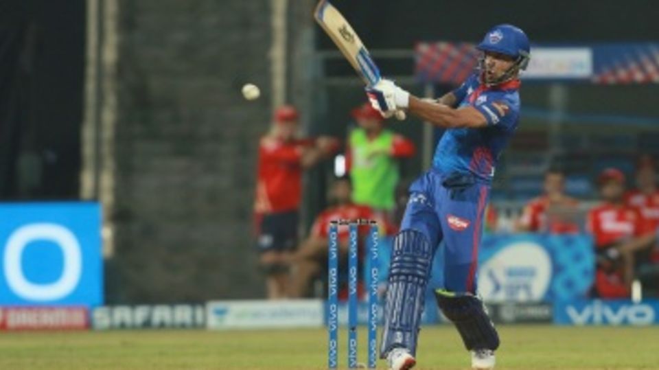 Shikhar Dhawan repeatedly walked towards the off side in order to work the ball behind square leg