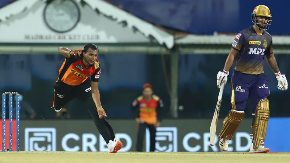 T Natarajan played only two games for the Sunrisers Hyderabad in IPL 2021