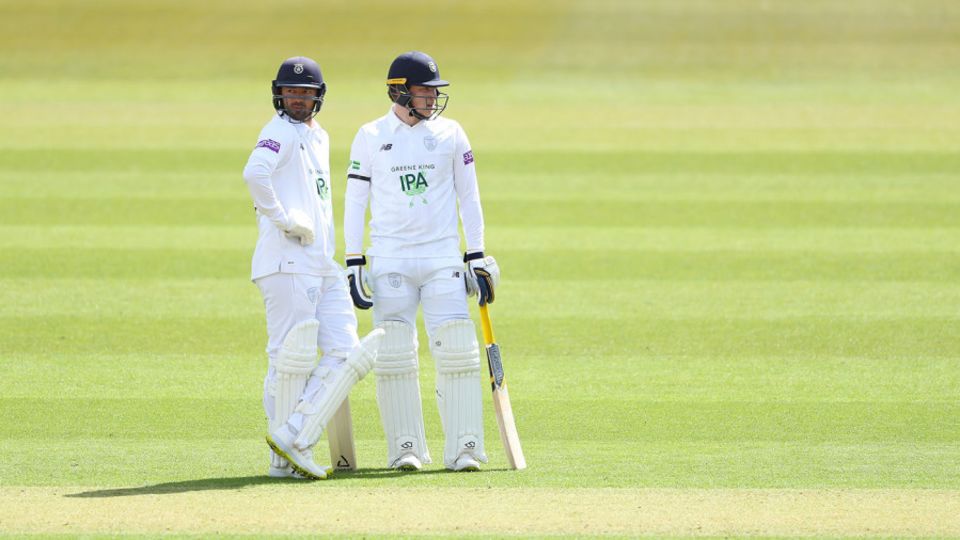 Ian Holland and Tom Alsop shared a 228-run partnership