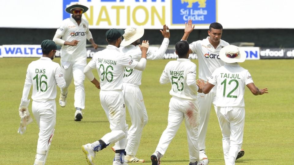 Taskin Ahmed brought Bangladesh back in the game on the second day