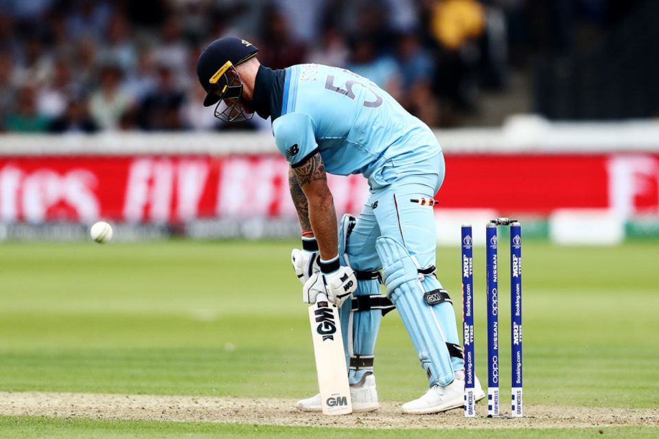Ben Stokes had no answer to Mitchell Starc's yorker in the 2019 World Cup