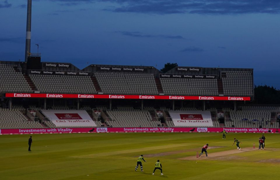 The algorithm likes you: Shaheen Afridi yorks Jonny Bairstow with an inswinger at Old Trafford, 2020