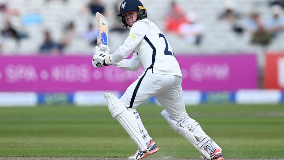 Harry Duke made a fifty in only his second first-class innings