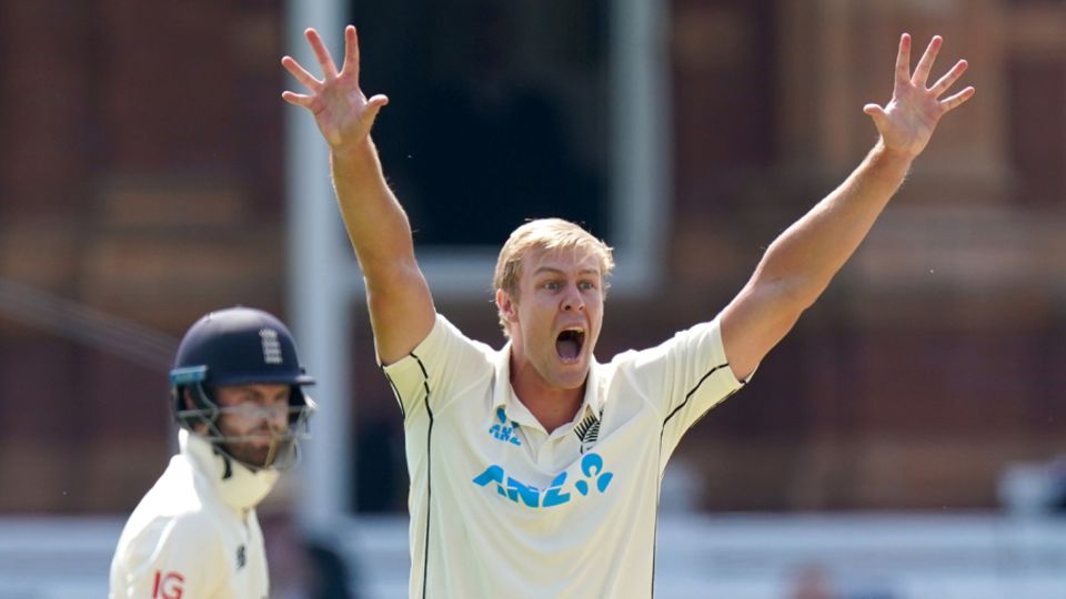 Kyle Jamieson claimed three wickets in last week's first Test