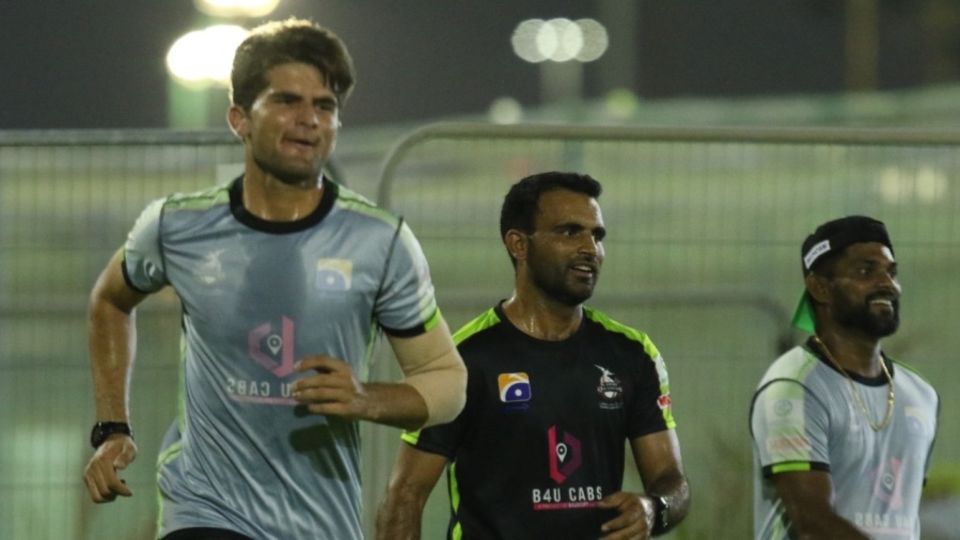 Pakistan's players, including Shaheen Shah Afridi, have had to adjust from the heat of the UAE to rain in England