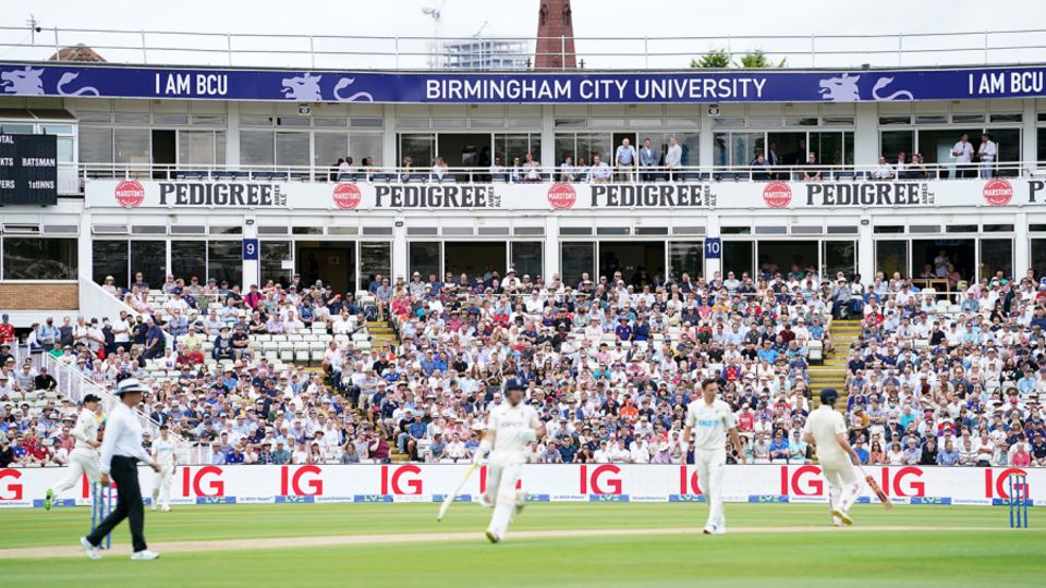 Fans returned to the Edgbaston stands for the New Zealand Test