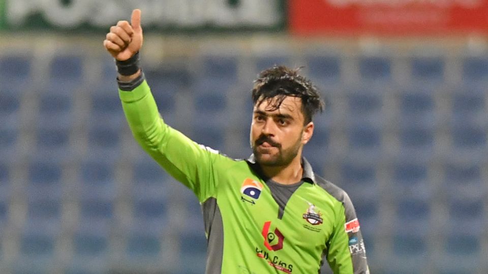 Rashid Khan took his first five-for in franchise cricket