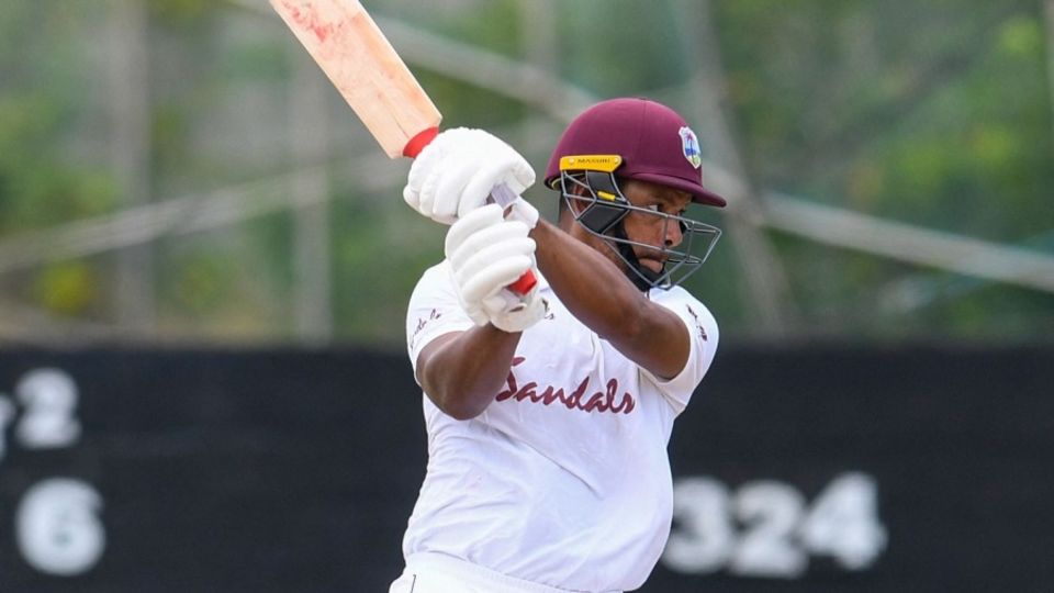 Kieran Powell was part of West Indies' only half-century partnership in the series