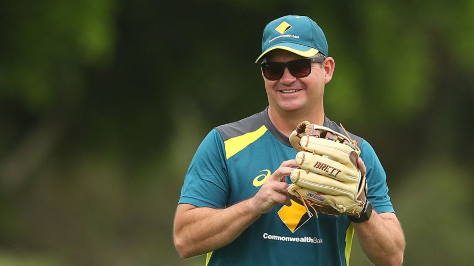 Matthew Mott at Australia training