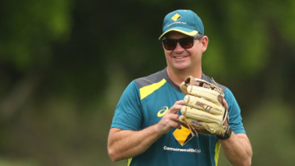 Matthew Mott at Australia training